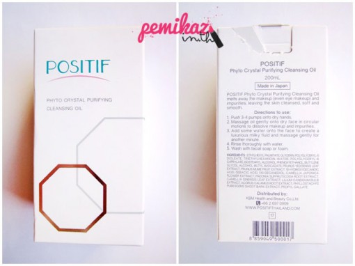 POSITIF PHYTO CRYSTAL PURIFYING CLEANSING OIL 1