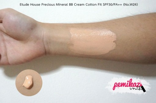 Etude House Precious Mineral BB Cream Cotton Fit W24 2