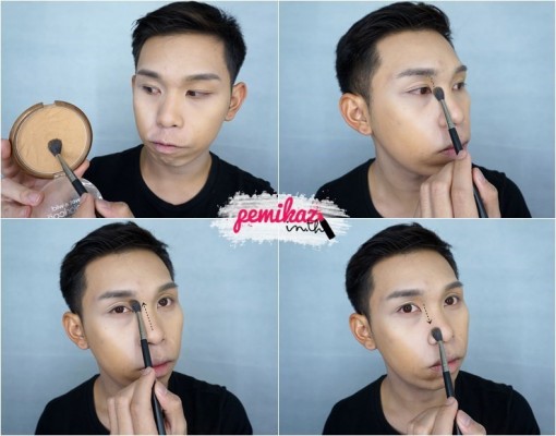 Ver.88 Bounce Up Pact Mini Howto Contour - 8