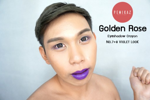 golden-rose-eyeshadow-crayon-violet-look-1