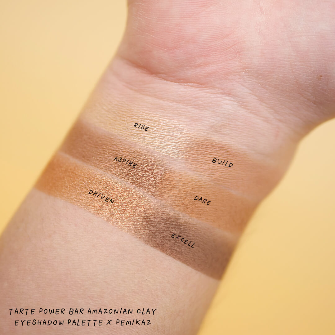 รีวิว อายแชโดว Tarte Power Bar Amazonian Clay Eyeshadow Palette ใครว่า