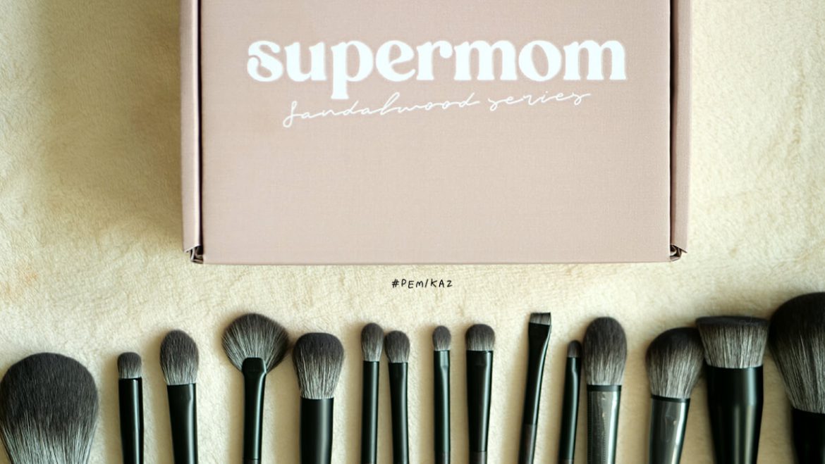 supermom sandalwood brush set5